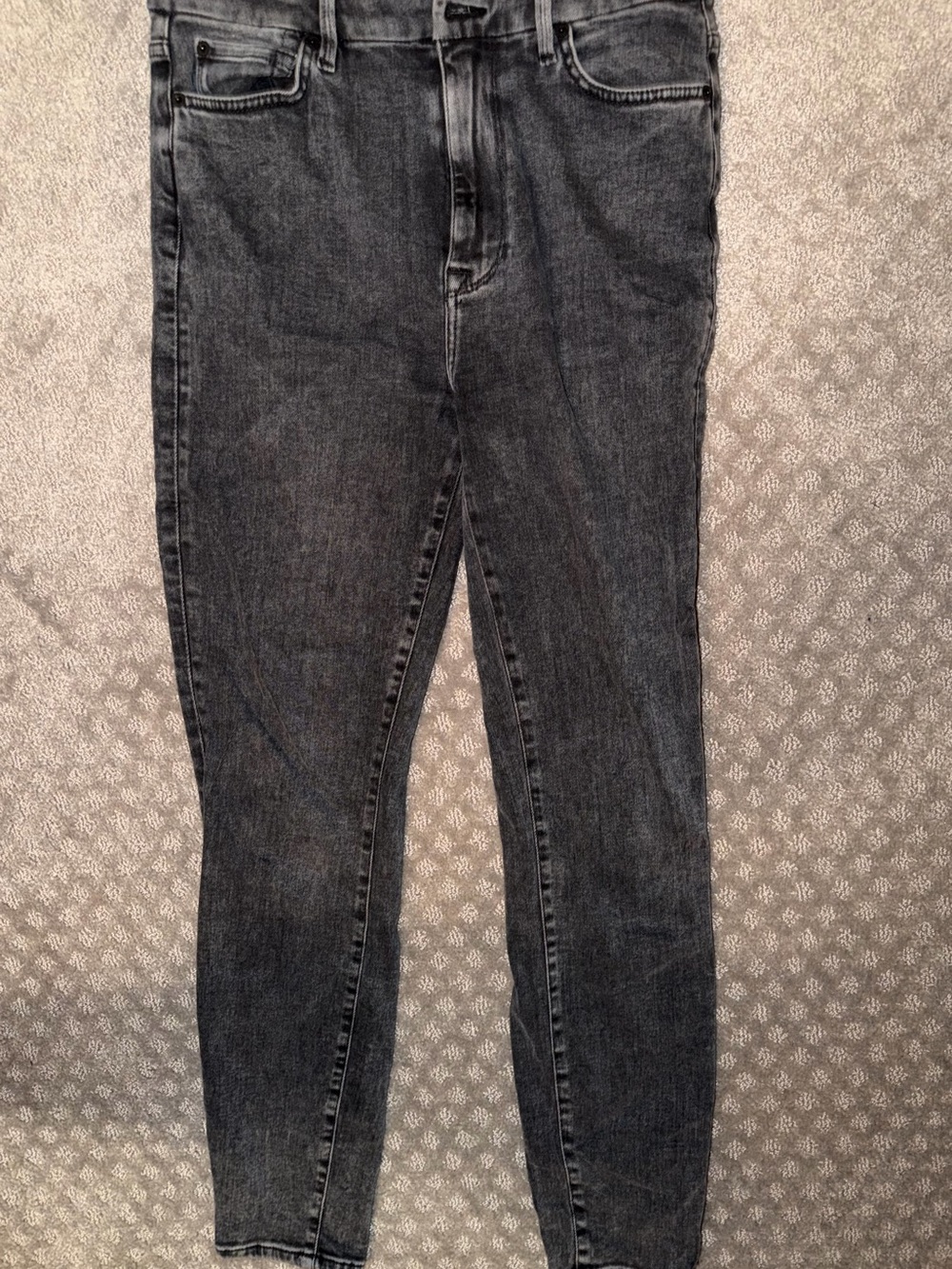 7 For All Man Kind - Luxe Vintage Women’s Slim High-Rise Jeans - Black wash